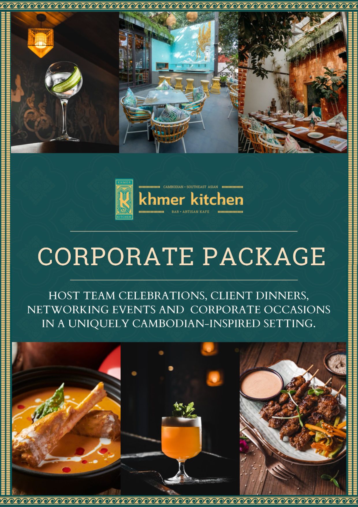 Khmer Kitchen corporate package cover